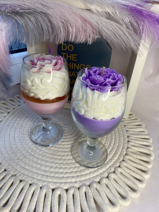 Lielo peoniju glāze